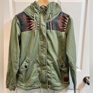 Roxy Winter Cloud Parka Sz S Like New